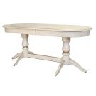 Стол обеденный Тарун 3 раздвижной слоновая кость/золото 150/200*84 Стол обеденный Тарун 3 раздвижной слоновая кость/золото 150/200*84