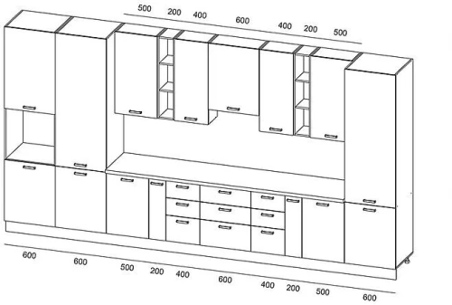 Кухня Грейс Комплектация 2
