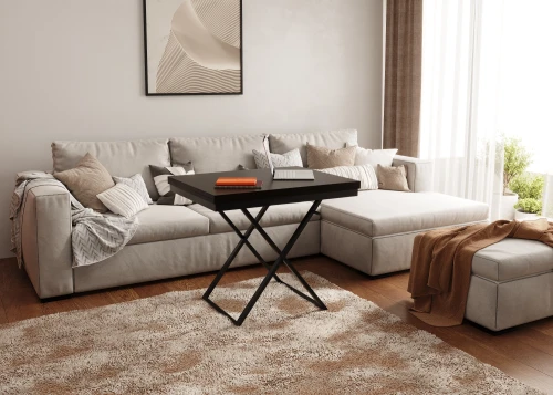 Стол трансформер Орфей 1, чёрный/темный венге