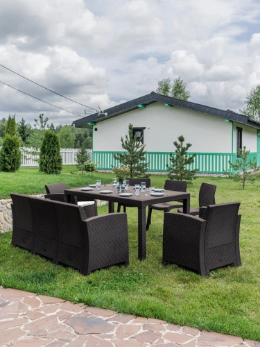 Комплект LANA DINING XL коричневый