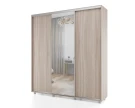 Шкаф-купе PRIME, 177х60х230 Шимо светлый с зеркалом