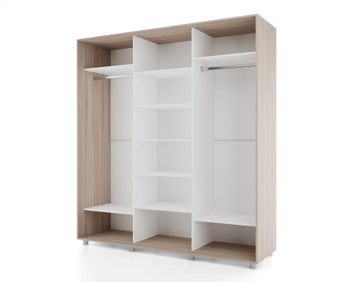 Шкаф-купе PRIME, 177х60х230 Шимо светлый с зеркалом