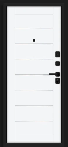 Входная дверь BRAVO Прайм/SBlack Black Shell/White Silk