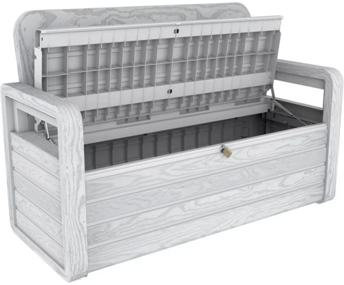 Сундук-лавочка Toomax, 270 л, белый