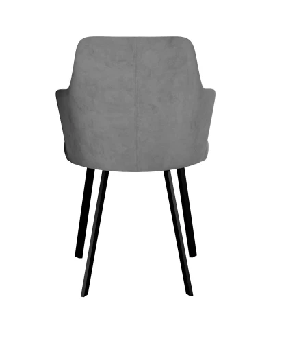 Стул DikLine 245 поворотный, C56 серый, ножки черные