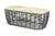 "Ницца" журнальный столик из искусственного ротанга, цвет серый