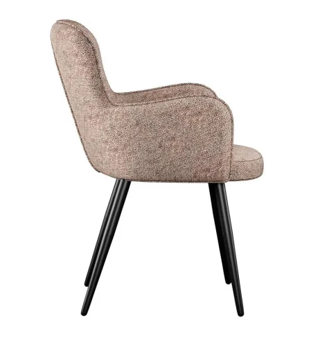 Стул DikLine 503 поворотный NS04 CREAM, ножки черные