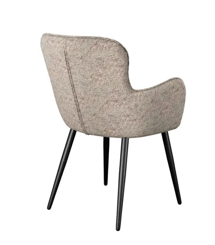 Стул DikLine 503 поворотный NS04 CREAM, ножки черные