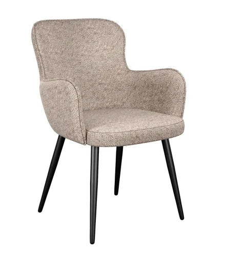 Стул DikLine 503 поворотный NS04 CREAM, ножки черные