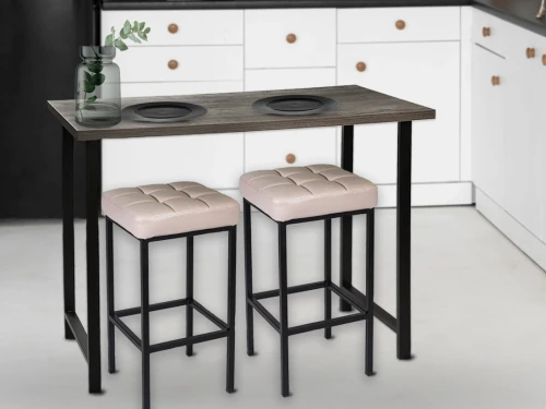 Стул «Камелот» ДП 2-07, кожзам «Pegas», каркас черный матовый