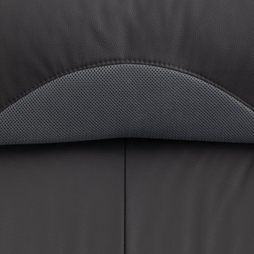 Кресло Duke metal BL кож/зам/ткань, черный/серый, 36-6/12