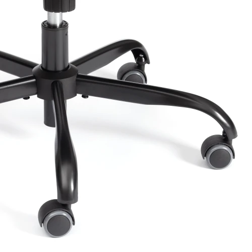 Кресло Duke metal BL кож/зам/ткань, черный/серый, 36-6/12