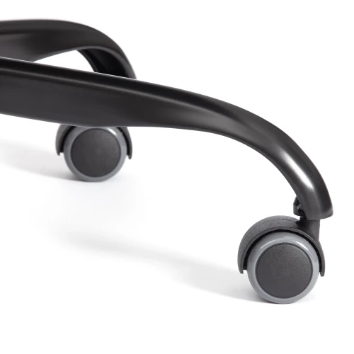 Кресло Duke metal BL кож/зам/ткань, черный/серый, 36-6/12