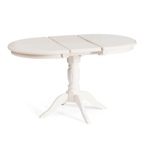 Стол STEFANO бук, мдф, 100+30x80x77см, Ivory white