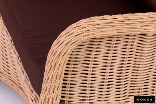 Кресло SAN MARINO цвет бежевый, с 2 подушками