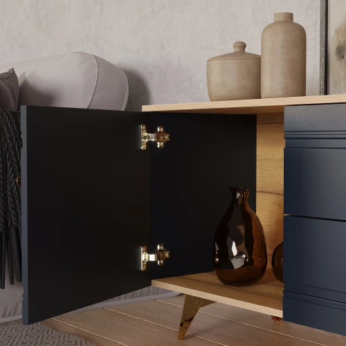 Тумба под ТВ 1500 Вега Сапфир синий