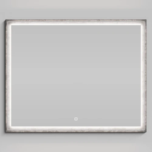 Зеркало Лайт 100, Серый камень ПВХ 57806