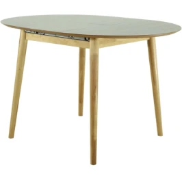 Стол «Крит» D105, дуб светлый/орех темный