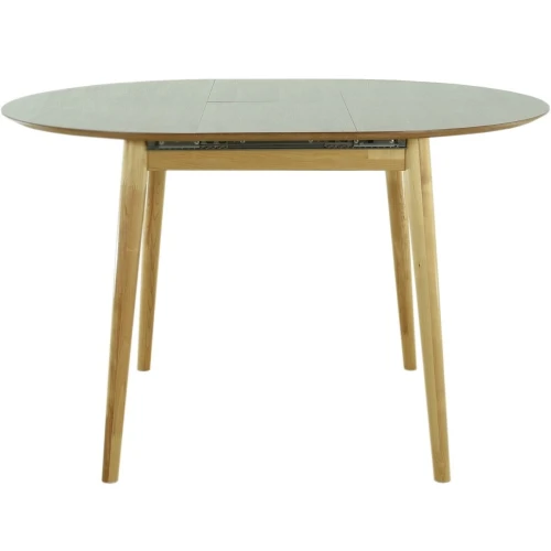 Стол «Крит» D105, дуб светлый/орех темный