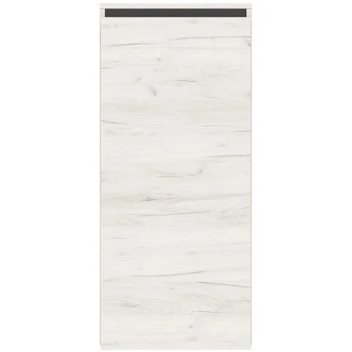 Шкаф пенал «Гретта» 1С навесной, Крафт белый-Антрацит