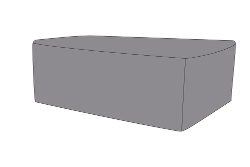 Защитный чехол на стол Латте 200×95×75 см, цвет серый