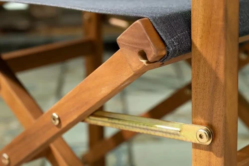 Стул из акации DIRECTOR темно-серый  Joygarden