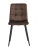 DC209 Стул мягкий, ГОРЬКИЙ ШОКОЛАД#G62-10 велюр, каркас металл черный КРУГЛЫЙ