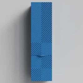 Пенал Эйфория 40 F4, пример RAL 5019 Капри синий, матовая, подвесной, левый