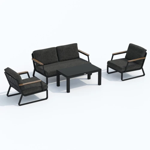 Лаунж зона ESTIVO маренго - каркас карбон