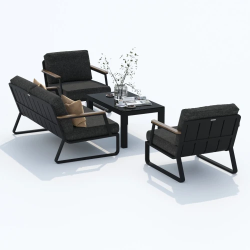 Лаунж зона ESTIVO маренго - каркас карбон