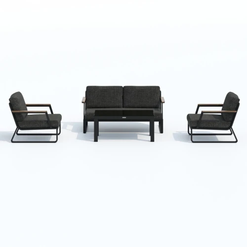 Лаунж зона ESTIVO маренго - каркас карбон