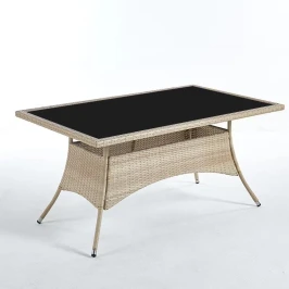 Стол из ротанга 150*90 см Руардин «Ruardean»  -  Wood