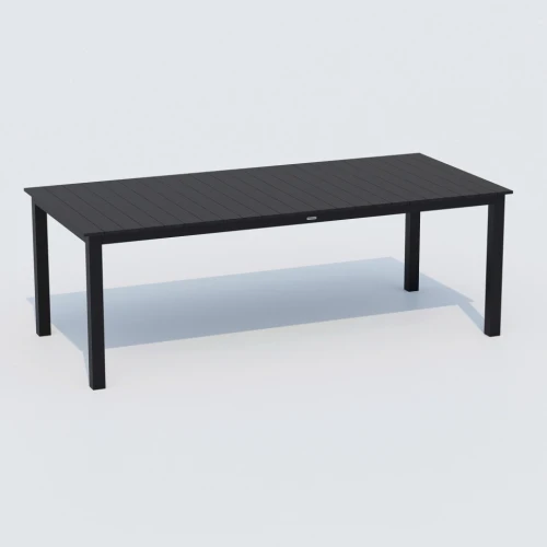 Обеденная группа  DOLLA FESTA plus каркас карбон / стол алюминий 220 / ткань антрацит