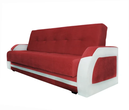 Диван-книжка Феникс 120 красный , пружинный блок Боннель