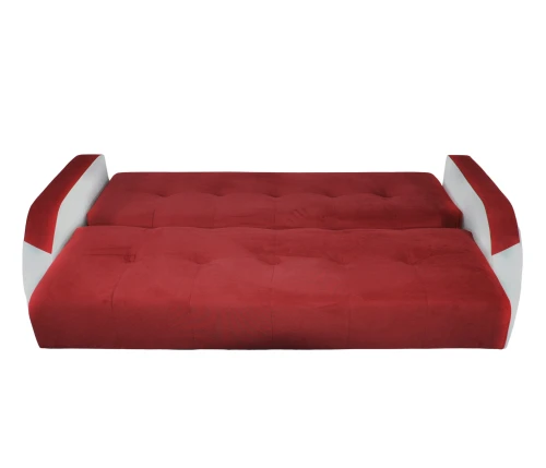 Диван-книжка Феникс 120 красный , пружинный блок Боннель