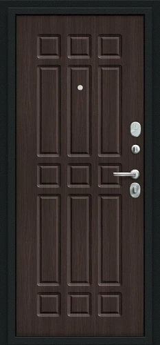 Входная дверь BRAVO Мило Букле черное/Wenge Veralinga 