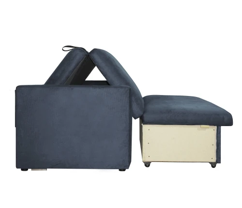 Диван выкатной Идея  120, велюр серый