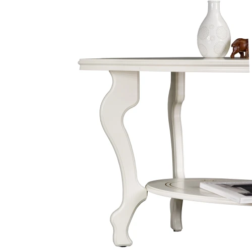 Стол журнальный Берже 1 слоновая кость