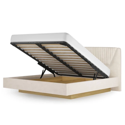 Кровать Вега Сапфир 11м 140x200, бежевая