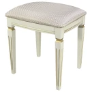 Банкетка Васко В 107Н слоновая кость/золото, Атина ваниль