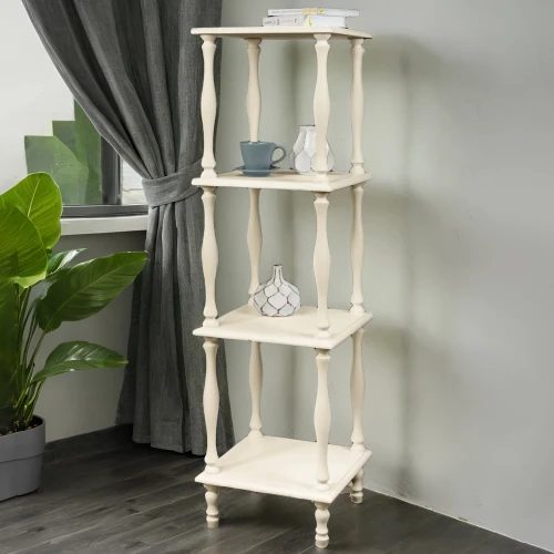 Этажерка П 8 слоновая кость