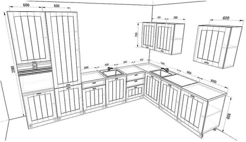 Кухня Мишель Комплектация 9