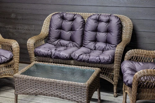 Комплект мебели из искусственного ротанга Мэдисон (Medison) Terrace Set с подушками на сидение и спинку