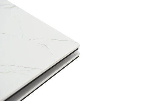 Стол Монако NEW, Керамогранит, Черный матовый муар/Calacata vaglioro