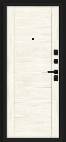 Входная дверь BRAVO Прайм/SBlack Graphite Shell/Nordic Oak
