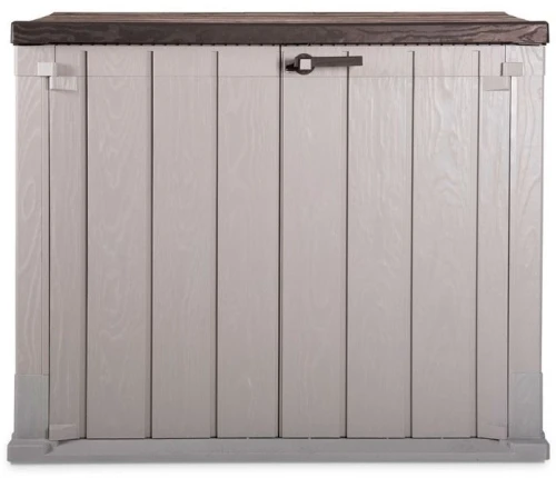 Ящик пластиковый TOOMAX Wood Style 842л СЕРЫЙ/КОРИЧНЕВЫЙ