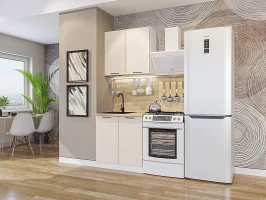Модульная кухня Флэт-03 Cashmere In 2S