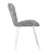 Стул DikLine 303 M13 светло-серый, ножки белые
