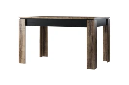Стол раздвижной, JAGGER, цвет Дуб монастырский /Черный