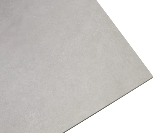 Стол RAGNAR 180 цвет 1699 Серая кожа, керамика / Темно-серый каркас, ®DISAUR